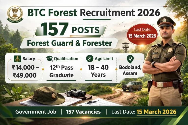 BTC Forest Recruitment 2026