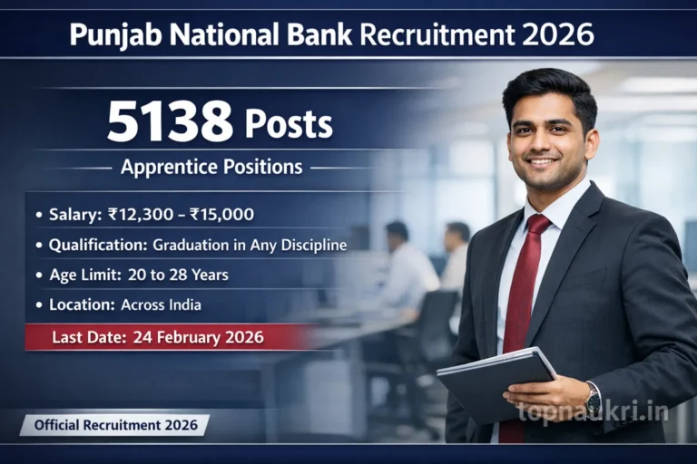 Punjab National Bank Apprentice Recruitment 2026