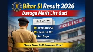 Bihar SI (Daroga) Result 2026