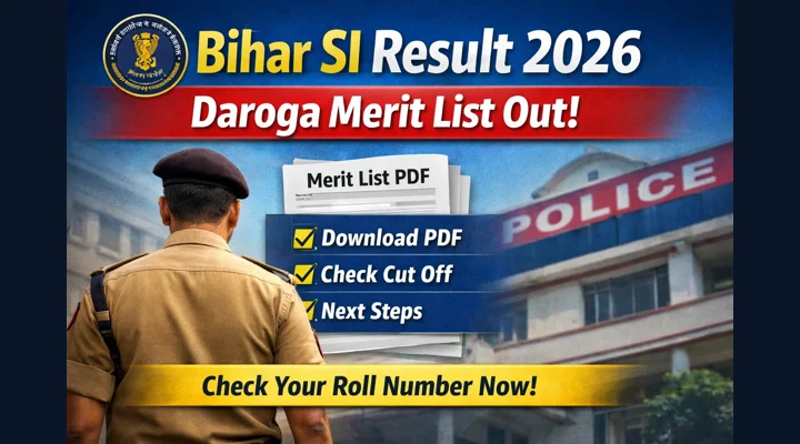 Bihar SI (Daroga) Result 2026