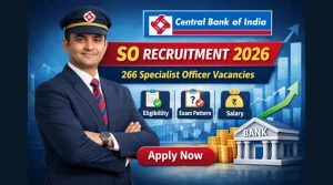 Central Bank SO Recruitment 2026 – Big 266 Vacancies Out