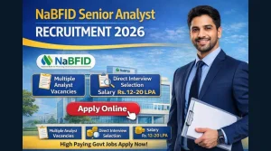 NaBFID Senior Analyst Recruitment 2026 notification apply online salary details